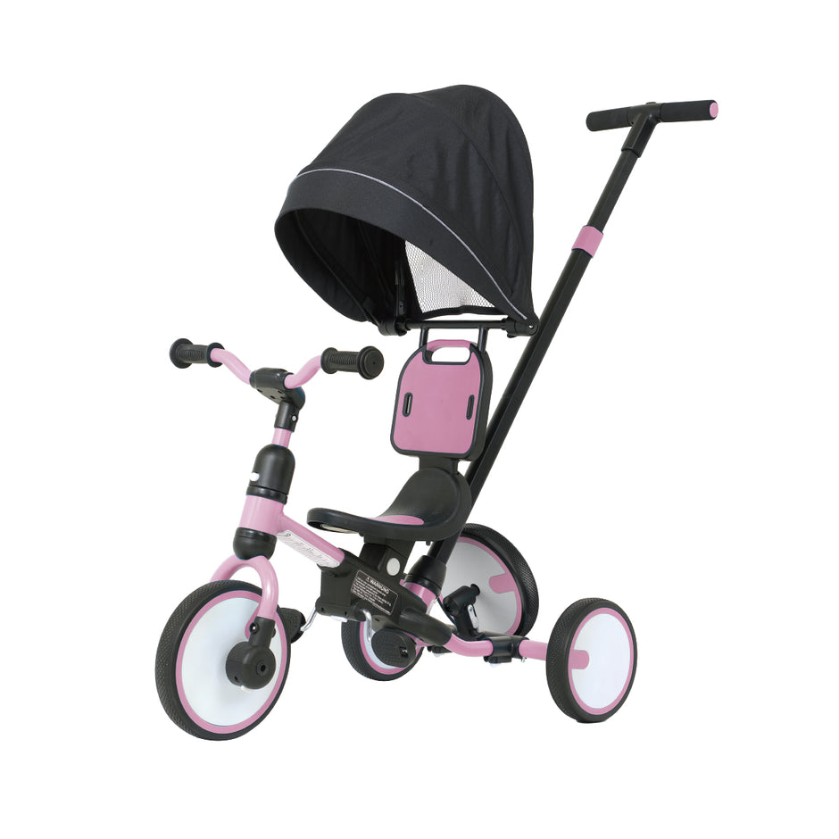 6-IN-1 Toddler Tricycle with Canopy